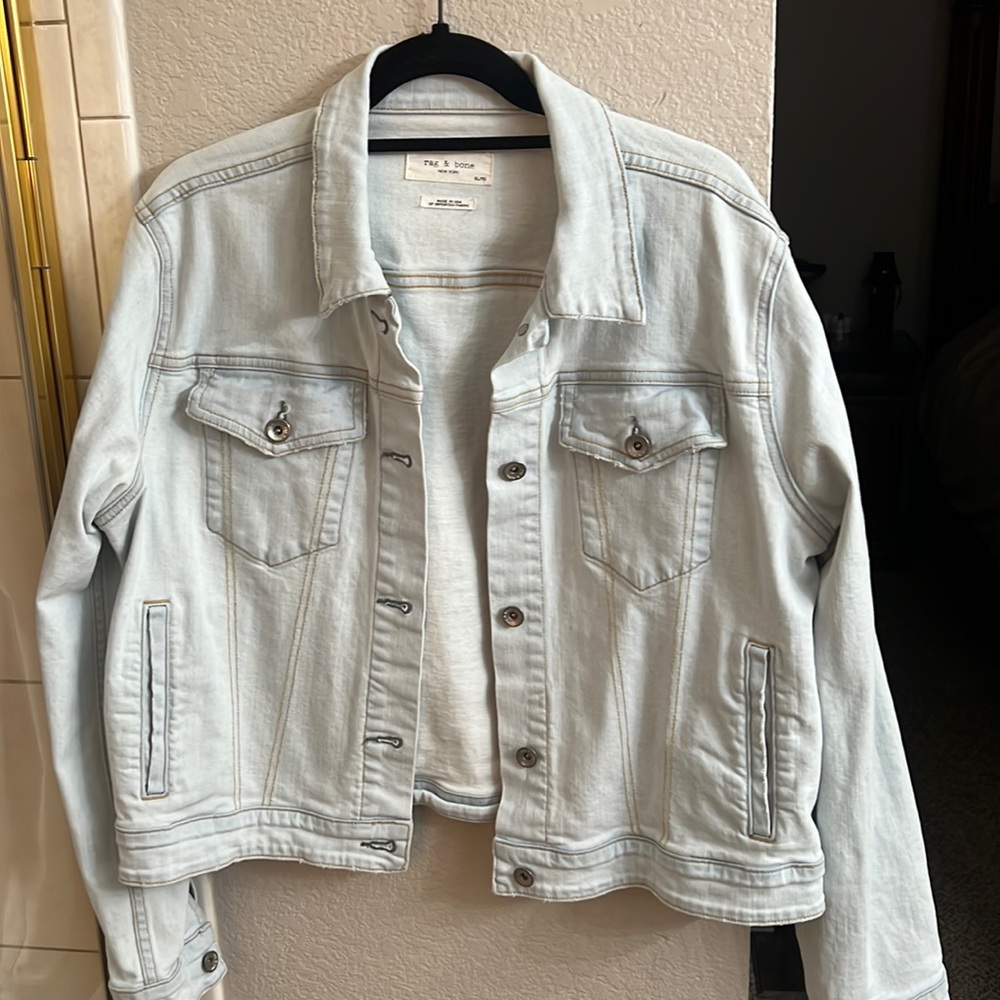 Rag and Bone Modele Jean Jacket XL TG New!